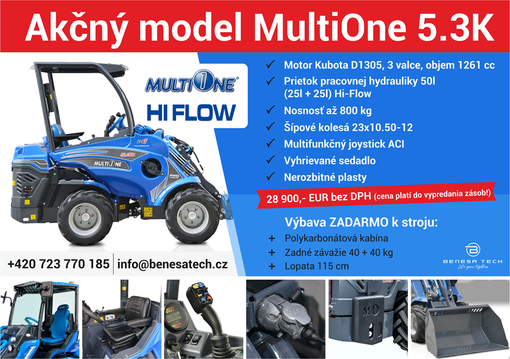 MULTIONE 5.3K AKČNÝ MODEL 2024